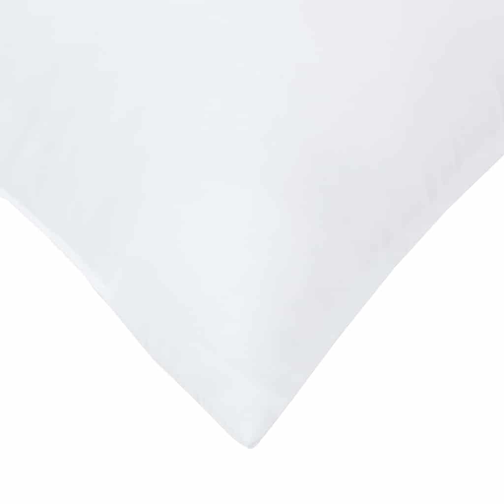 Decke mit Kissen mit Kissen 2 pcs Weiß Mikrofaser